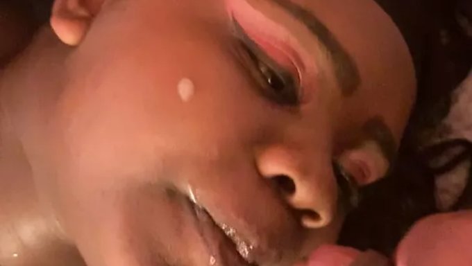 Pareja Negra Por Primera Vez En Una Sesión Hardcore